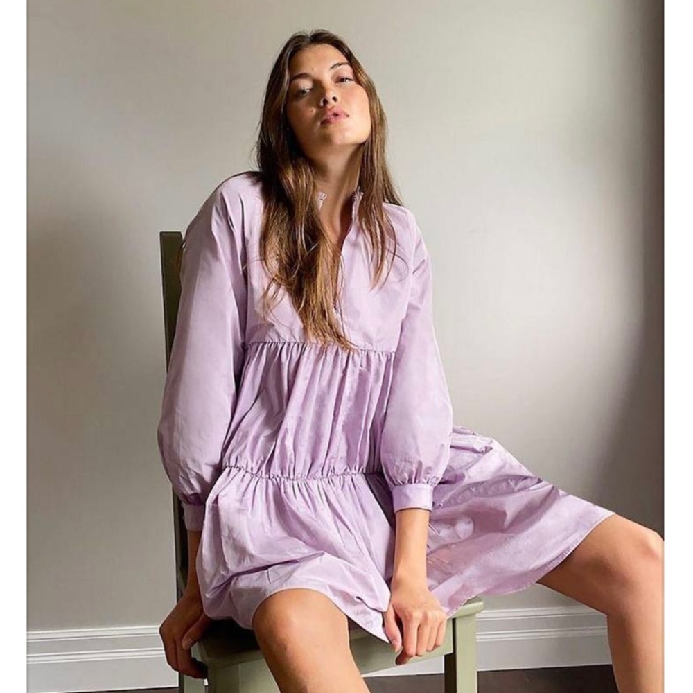 Aritzia Sunday Best Alice/Gianna Dress in Frosted Lavender